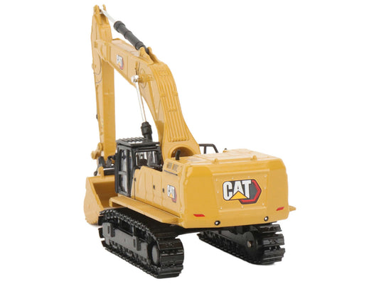 CAT Caterpillar 395 Next-Generation Hydraulic Excavator (Mass Excavator Version) Yellow with Additional Tools "High Line Series" 1/87 (HO) Diecast Model by Diecast Masters by Diecast Masters