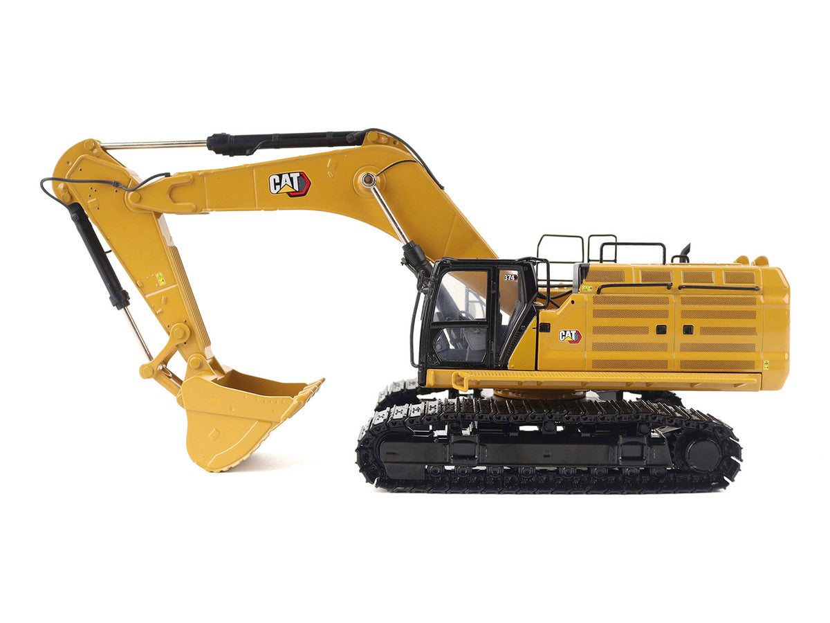 CAT Caterpillar 374 Hydraulic Excavator Yellow "High Line" Series 1/50 Diecast Model by Diecast Masters by Diecast Masters
