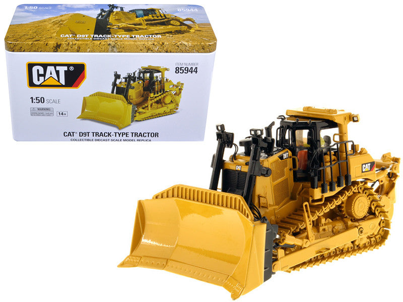 CAT Caterpillar D9T Track-Type Tractor with Operator "High Line Series" 1/50 Diecast Model by Diecast Masters by Diecast Masters