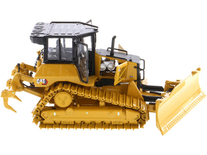 CAT Caterpillar D5 LGP VPAT Track Type Tractor Dozer Yellow with Operator "High Line" Series 1/50 Diecast Model by Diecast Masters by Diecast Masters