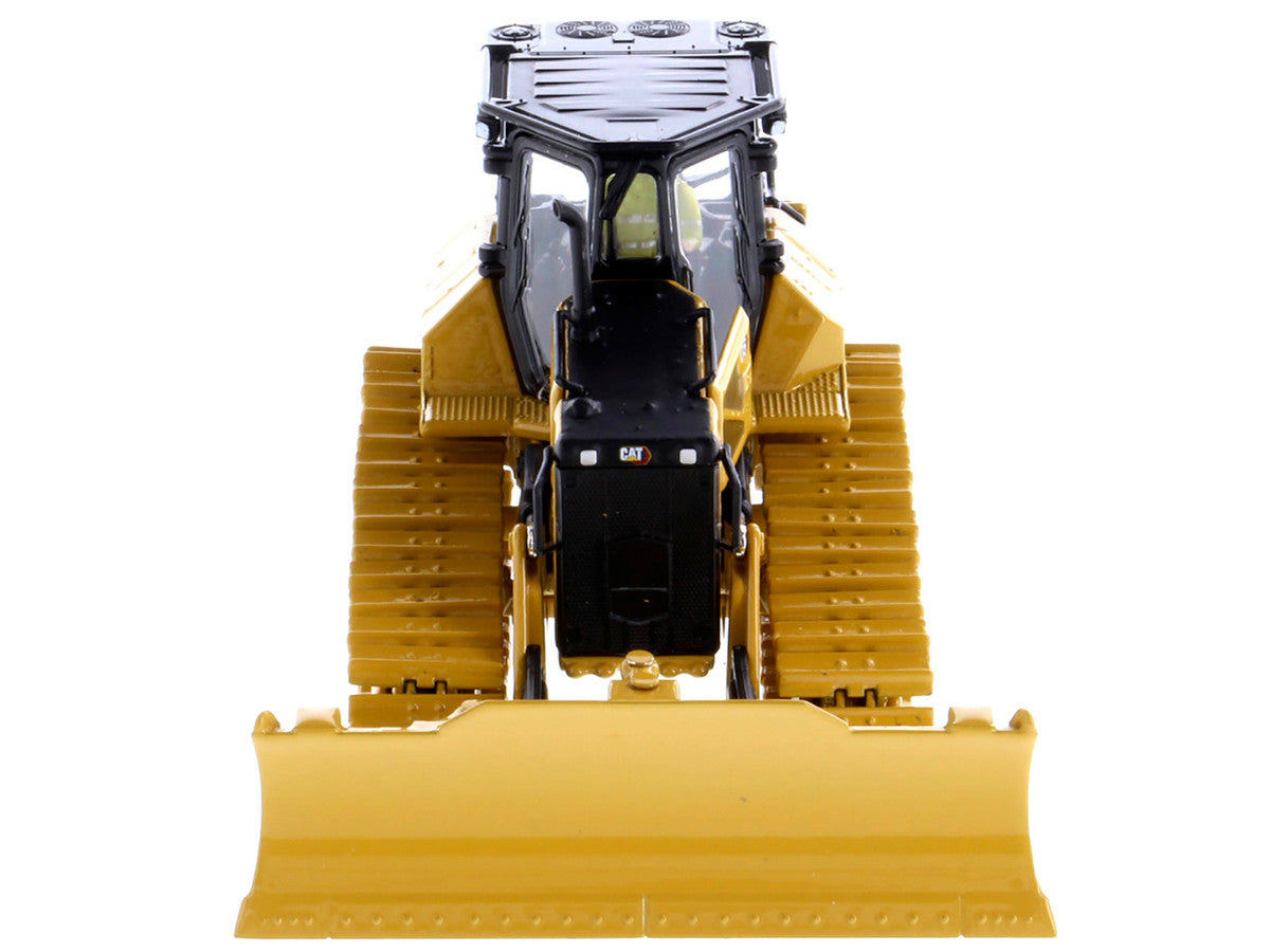 CAT Caterpillar D5 LGP VPAT Track Type Tractor Dozer Yellow with Operator "High Line" Series 1/50 Diecast Model by Diecast Masters by Diecast Masters