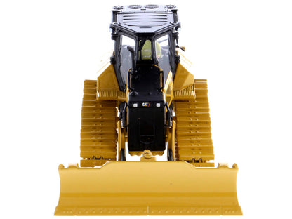 CAT Caterpillar D5 LGP VPAT Track Type Tractor Dozer Yellow with Operator "High Line" Series 1/50 Diecast Model by Diecast Masters by Diecast Masters