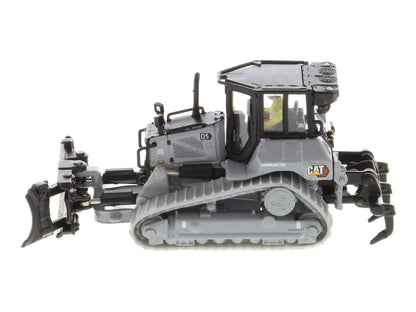 CAT Caterpillar D5 Track-Type Dozer "Centennial" Gray with Operator "High Line Series" 1/87 (HO) Diecast Model by Diecast Masters by Diecast Masters