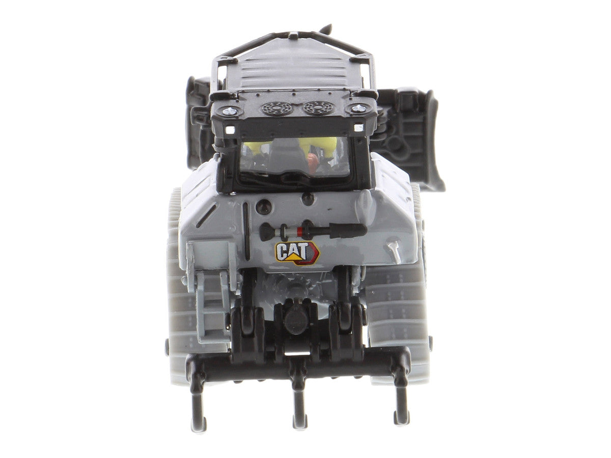 CAT Caterpillar D5 Track-Type Dozer "Centennial" Gray with Operator "High Line Series" 1/87 (HO) Diecast Model by Diecast Masters by Diecast Masters