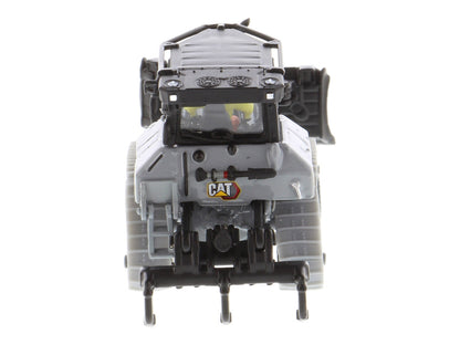 CAT Caterpillar D5 Track-Type Dozer "Centennial" Gray with Operator "High Line Series" 1/87 (HO) Diecast Model by Diecast Masters by Diecast Masters