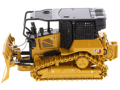 CAT Caterpillar D5 XR Fire Suppression Track Type Dozer Yellow "High Line" Series 1/50 Diecast Model by Diecast Masters by Diecast Masters