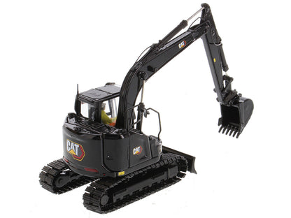 CAT Caterpillar 315 Track Type Hydraulic Excavator Special Black Finish with Operator "High Line" Series 1/50 Diecast Model by Diecast Masters by Diecast Masters