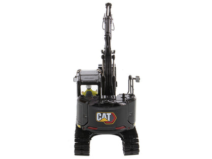 CAT Caterpillar 315 Track Type Hydraulic Excavator Special Black Finish with Operator "High Line" Series 1/50 Diecast Model by Diecast Masters by Diecast Masters