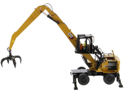 CAT Caterpillar MH3040 Wheel Material Handler with Operator "High Line Series" 1/50 Diecast Model by Diecast Masters by Diecast Masters