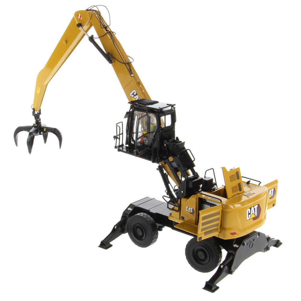 CAT Caterpillar MH3040 Wheel Material Handler with Operator "High Line Series" 1/50 Diecast Model by Diecast Masters by Diecast Masters