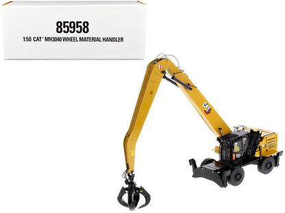 CAT Caterpillar MH3040 Wheel Material Handler with Operator "High Line Series" 1/50 Diecast Model by Diecast Masters by Diecast Masters