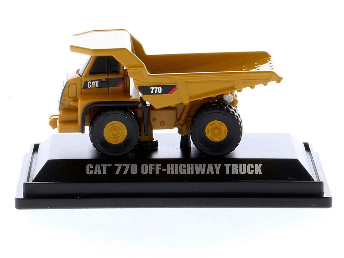 CAT Caterpillar 770 Off–Highway Truck Yellow "Micro-Constructor" Series Diecast Model by Diecast Masters by Diecast Masters