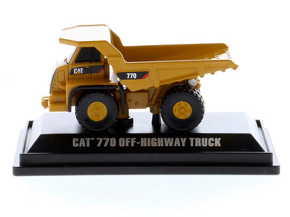 CAT Caterpillar 770 Off–Highway Truck Yellow "Micro-Constructor" Series Diecast Model by Diecast Masters by Diecast Masters