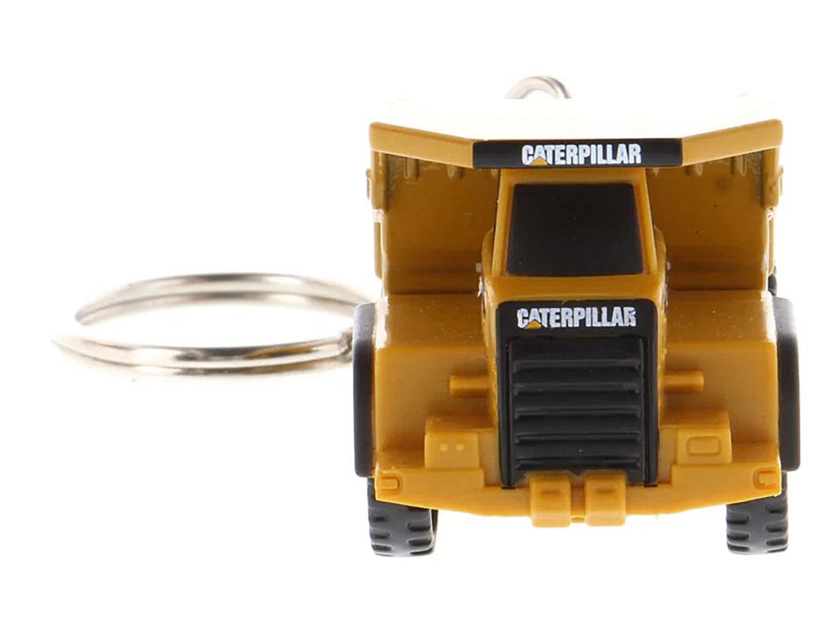 CAT Caterpillar 770 Off-Highway Truck Keychain Yellow Diecast Model by Diecast Masters by Diecast Masters