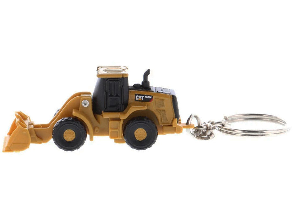 CAT Caterpillar 950M Wheel Loader Keychain Yellow Diecast Model by Diecast Masters by Diecast Masters