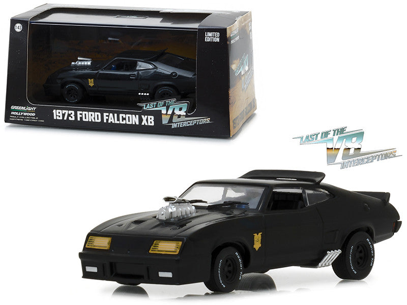 1973 Ford Falcon XB Black "Last of the V8 Interceptors" (1979) Movie 1/43 Diecast Model Car by Greenlight by Greenlight