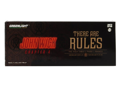 1971 Plymouth Barracuda Black "John Wick: Chapter 4" (2023) Movie "Hollywood" Series 1/43 Diecast Model Car by Greenlight by Greenlight