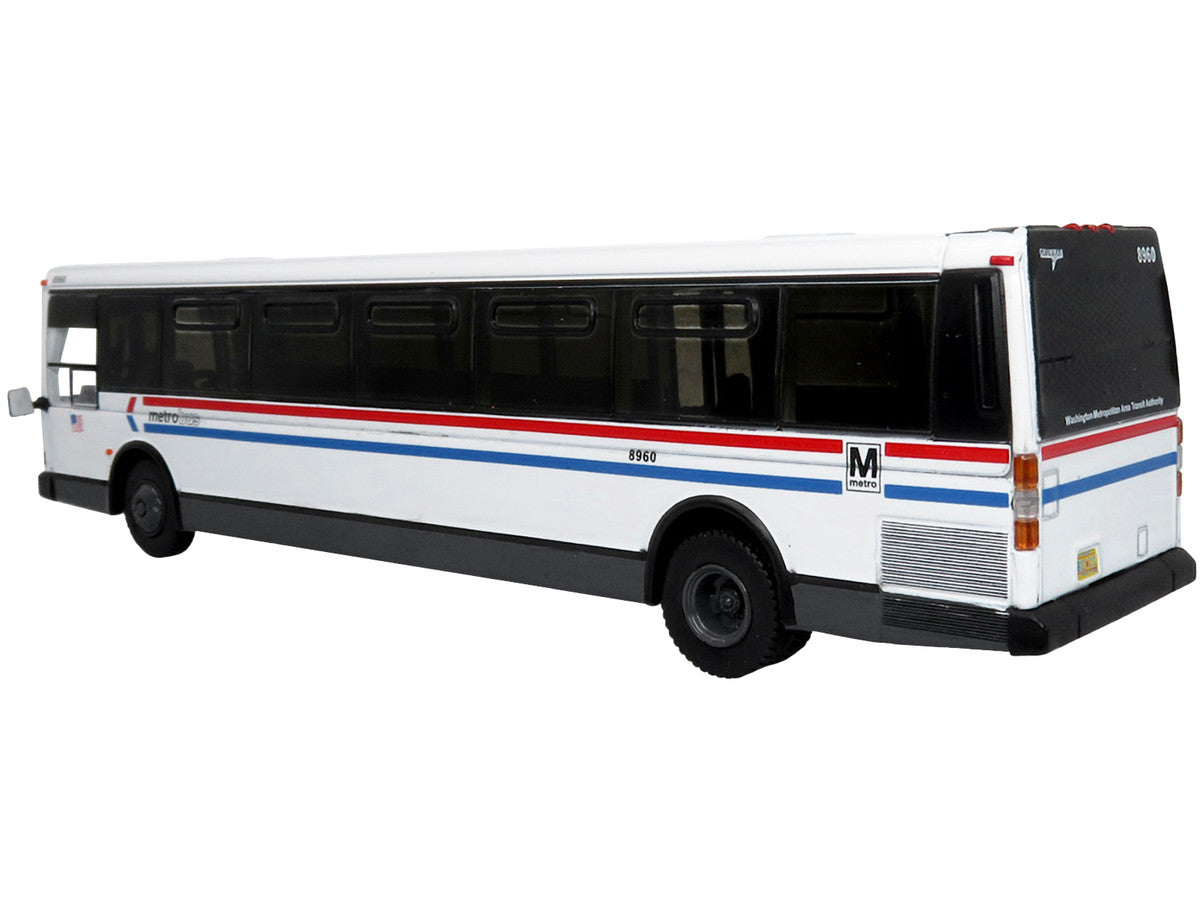1980 Grumman 870 Advanced Design Transit Bus WMATA (Washington Metropolitan Area Transit Authority) Metro Bus "16S Pentagon" "Vintage Bus & Motorcoach Collection" 1/87 Diecast Model by Iconic Replicas by Iconic Replicas