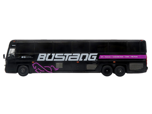 MCI D4520 Commuter Coach Bus "Bustang - Colorado Department of Transportation" Black "The Bus & Motorcoach Collection" Limited Edition to 504 pieces Worldwide 1/87 (HO) Scale Diecast Model by Iconic Replicas by Iconic Replicas