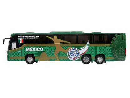 Scania Touring HD Coach Bus "Mexico National Football Team" Green with Graphics "International Federation of the Global Game" Series Limited Edition to 504 pieces Worldwide 1/87 (HO) Diecast Model by Iconic Replicas by Iconic Replicas