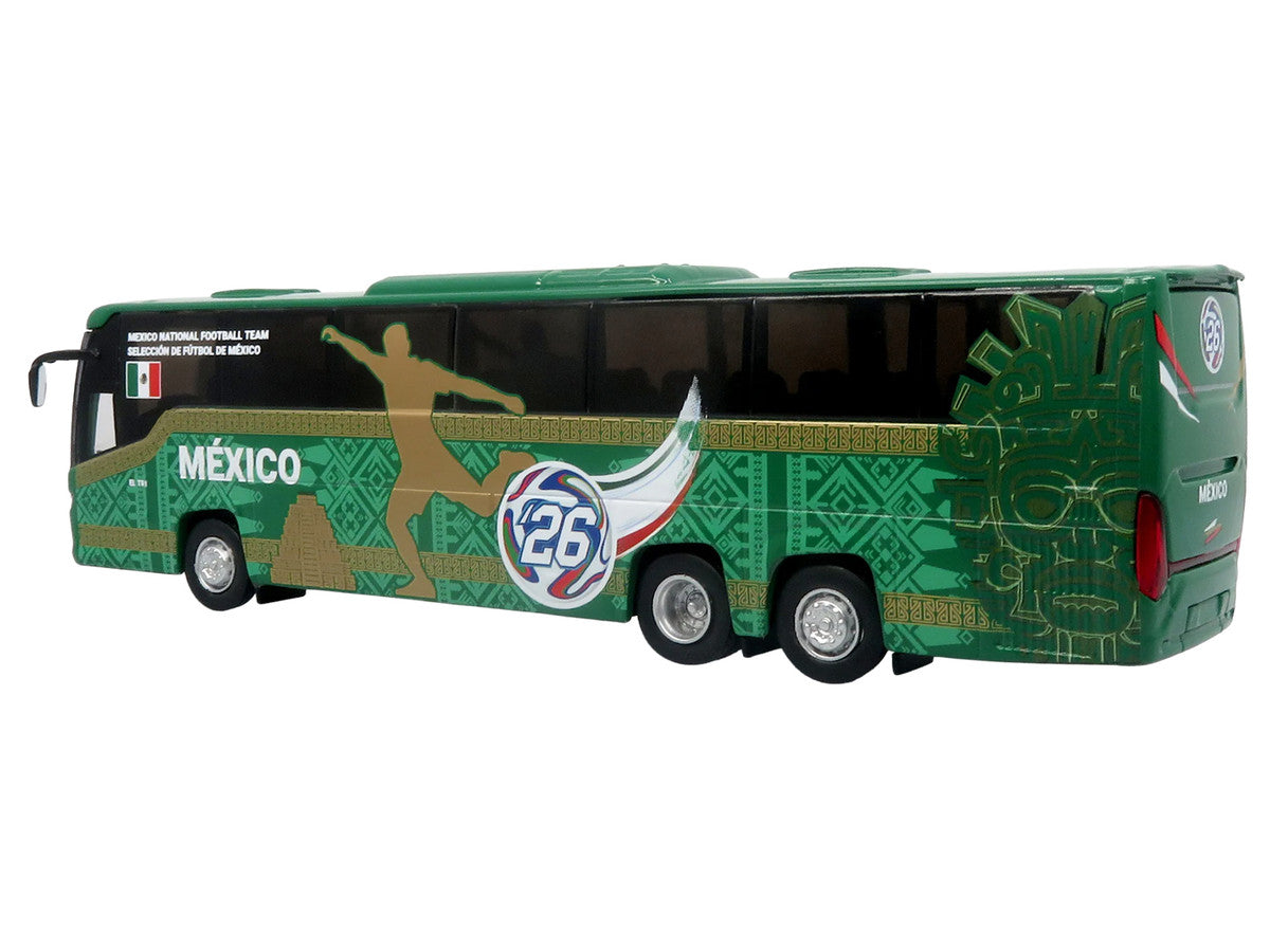 Scania Touring HD Coach Bus "Mexico National Football Team" Green with Graphics "International Federation of the Global Game" Series Limited Edition to 504 pieces Worldwide 1/87 (HO) Diecast Model by Iconic Replicas by Iconic Replicas