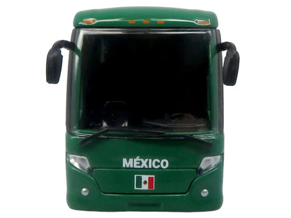 Scania Touring HD Coach Bus "Mexico National Football Team" Green with Graphics "International Federation of the Global Game" Series Limited Edition to 504 pieces Worldwide 1/87 (HO) Diecast Model by Iconic Replicas by Iconic Replicas