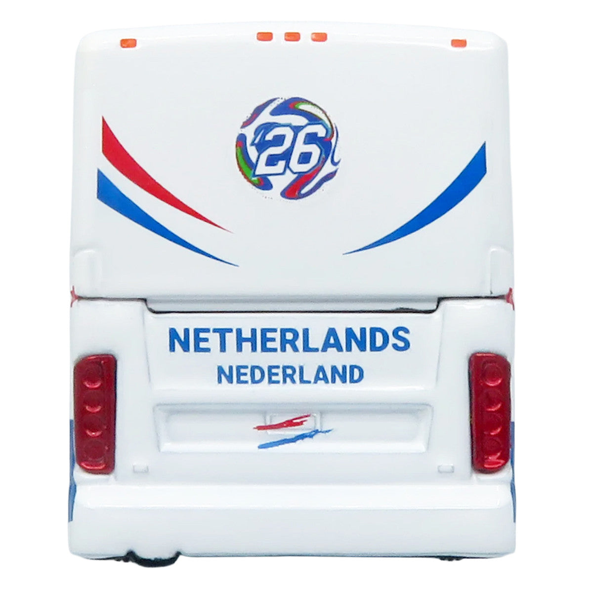 Van Hool CX-45 Coach Bus "Netherlands National Football Team" White with Graphics "International Federation of the Global Game" Series Limited Edition to 504 pieces Worldwide 1/87 (HO) Diecast Model by Iconic Replicas by Iconic Replicas