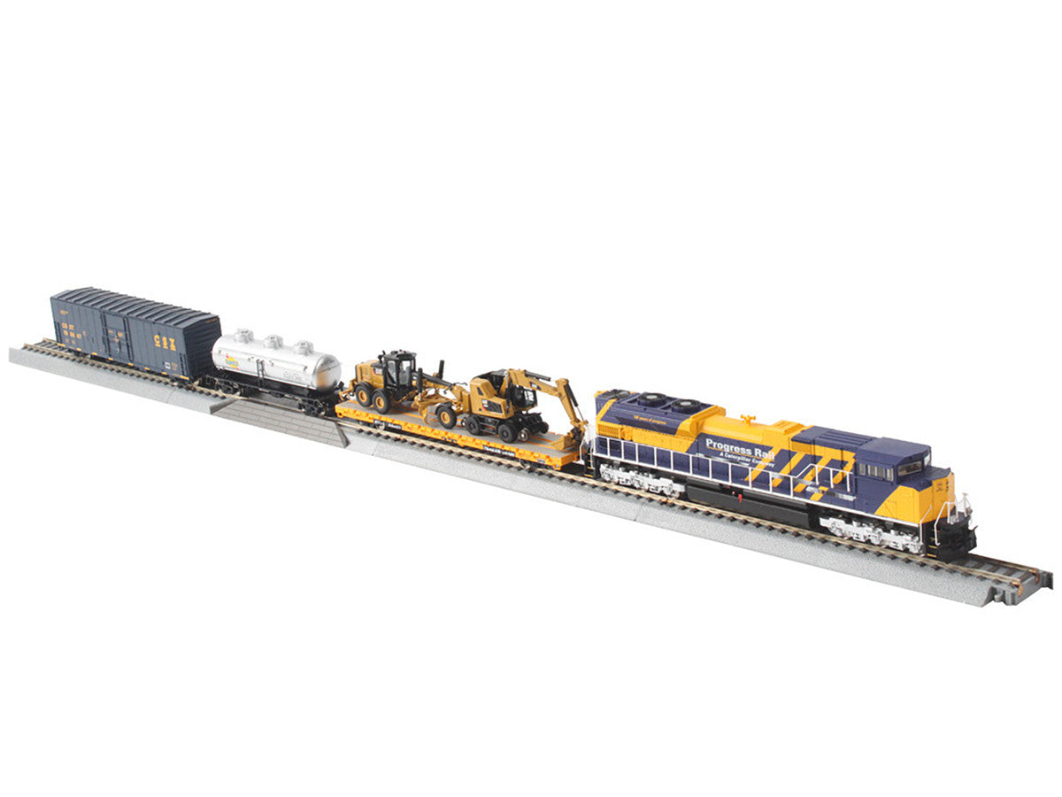 Progress Rail 100th Anniversary Train Set 1/87 (HO) Diecast Models by Diecast Masters by Diecast Masters
