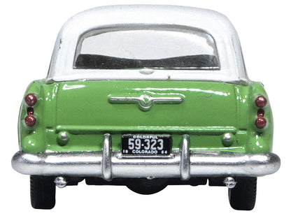 1954 Buick Century Estate Wagon Willow Green and White 1/87 (HO) Scale Diecast Model Car by Oxford Diecast by Oxford Diecast