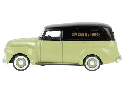 1950 Chevrolet Panel Van "Speciality Foods" Light Green and Black 1/87 (HO) Scale Diecast Model Car by Oxford Diecast by Oxford Diecast