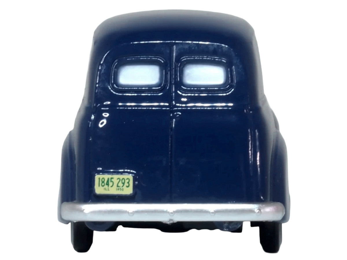 1950 Chevrolet Panel Van Mariner Blue 1/87 (HO) Scale Diecast Model Car by Oxford Diecast