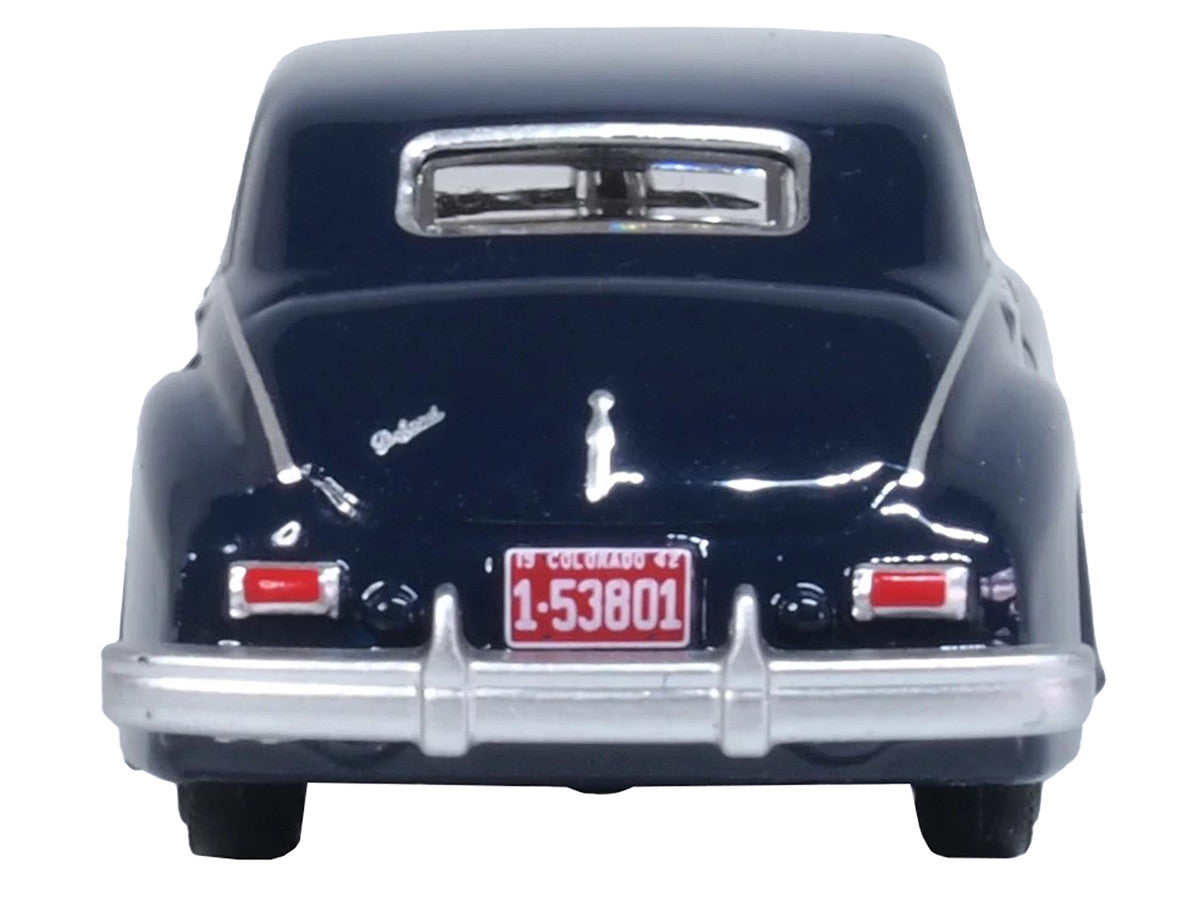 1942 Packard Clipper Touring Sedan Packard Blue 1/87 (HO) Scale Diecast Model Car by Oxford Diecast by Oxford Diecast