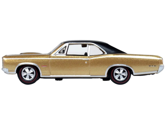 1966 Pontiac GTO Martinique Bronze Metallic with Black Top 1/87 (HO) Scale Diecast Model Car by Oxford Diecast by Oxford Diecast