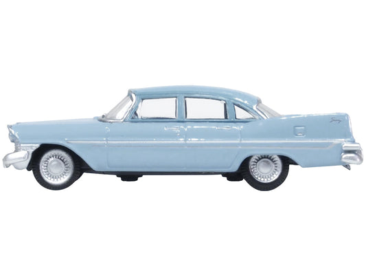 1959 Plymouth Savoy Sedan Powder Blue 1/87 (HO) Scale Diecast Model Car by Oxford Diecast by Oxford Diecast