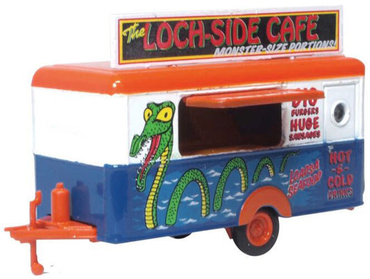 Mobile Food Trailer "Loch-Side Cafe" 1/87 (HO) Scale Diecast Model by Oxford Diecast by Oxford Diecast