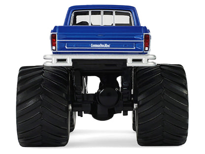 1976 Ford F-250 Monster Truck "Garbage Pail Kids 40th Anniversary - Buck Truck" Blue Metallic with Graphics "Kings of Crunch" Series 1/43 Diecast Model Car by Greenlight by Greenlight