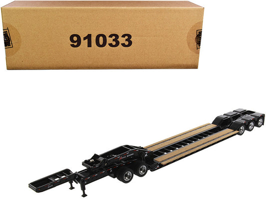 XL 120 Low-Profile HDG Outrigger Style Trailer with Jeep and 2 Boosters "Transport Series" 1/50 Diecast Model by Diecast Masters by Diecast Masters