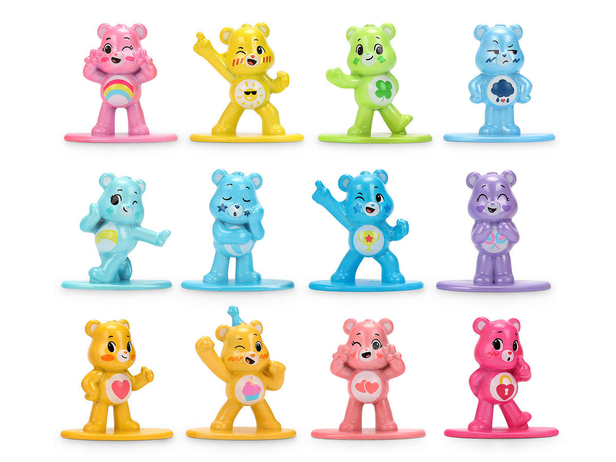 Set of 12 Diecast Figures "Care Bears" Franchise "Nano Metalfigs" Series Diecast Models by Jada by Jada