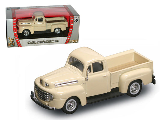 1948 Ford F-1 Pickup Truck Cream 1/43 Diecast Model Car by Road Signature by Road Signature