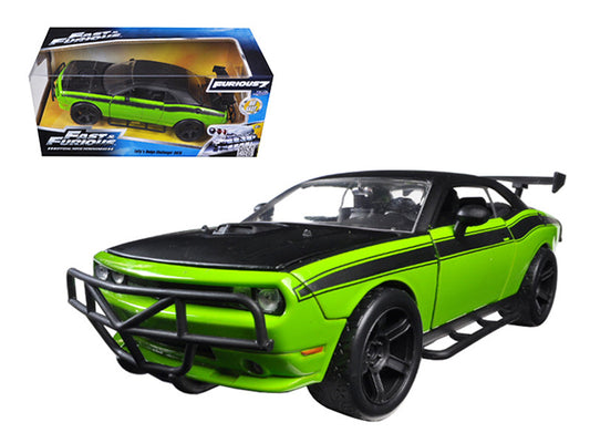 Letty's Dodge Challenger SRT8 Off Road Green and Black "Fast & Furious" Movie 1/24 Diecast Model Car by Jada by Jada
