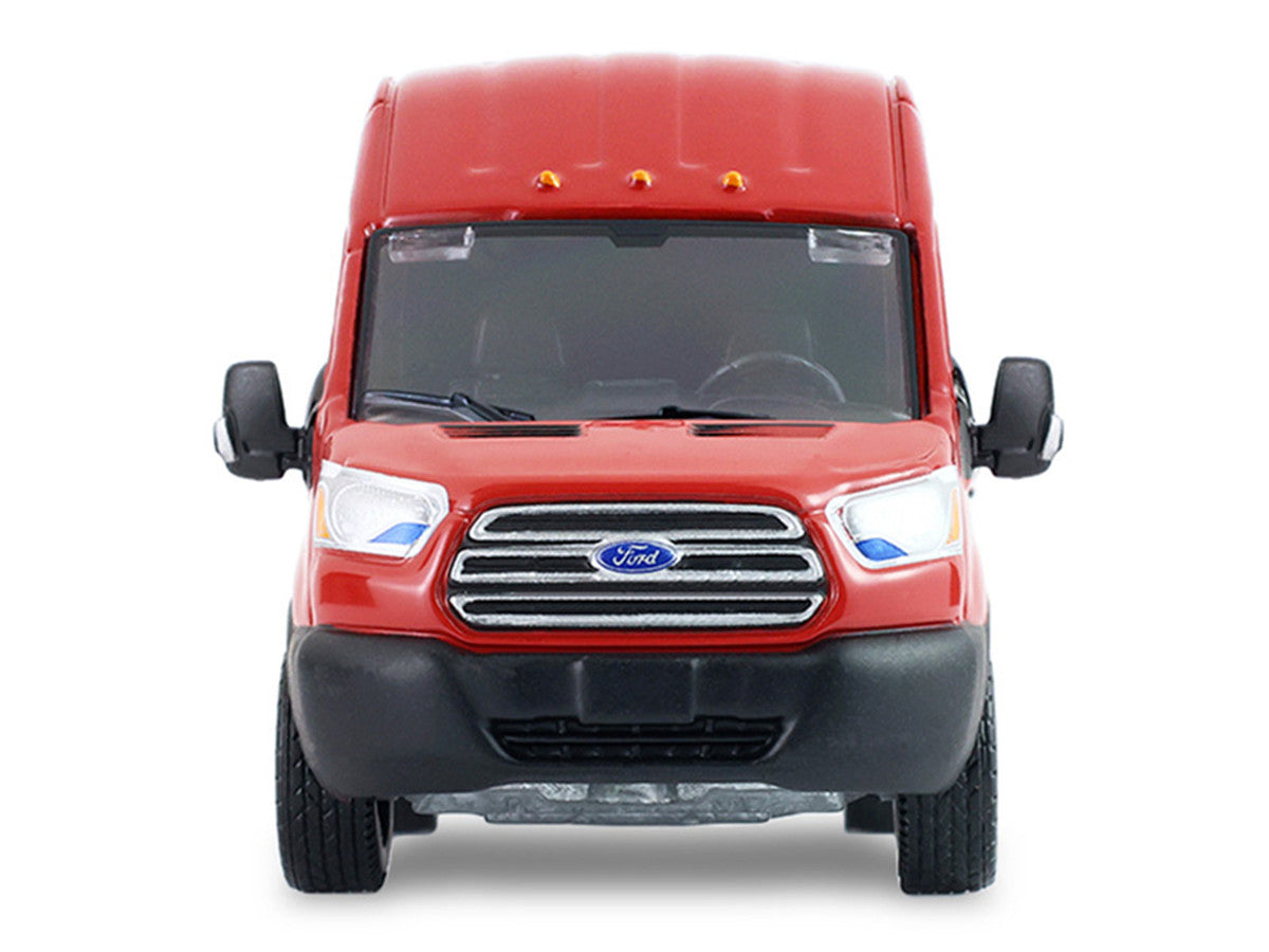 2019 Ford Transit LWB High Roof Van "Hobby Shop Auto Mechanic - Mobile Mechanic" Red with Car Jack and Battery "The Hobby Shop" Series 17 1/64 Diecast Model Car by Greenlight by Greenlight