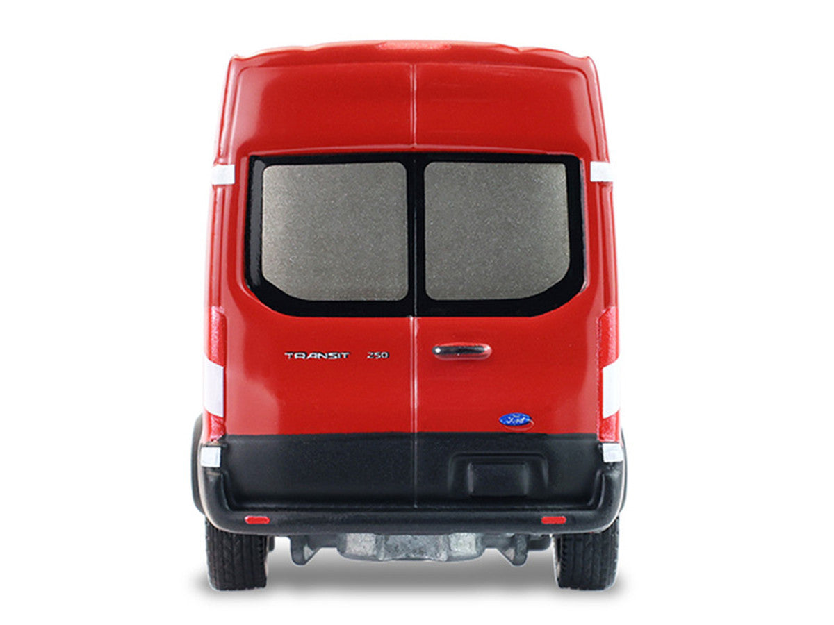 2019 Ford Transit LWB High Roof Van "Hobby Shop Auto Mechanic - Mobile Mechanic" Red with Car Jack and Battery "The Hobby Shop" Series 17 1/64 Diecast Model Car by Greenlight by Greenlight