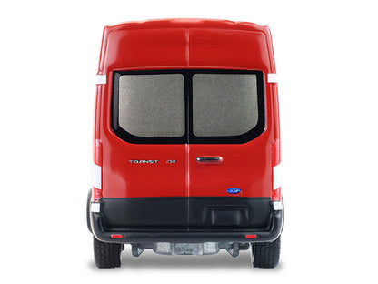2019 Ford Transit LWB High Roof Van "Hobby Shop Auto Mechanic - Mobile Mechanic" Red with Car Jack and Battery "The Hobby Shop" Series 17 1/64 Diecast Model Car by Greenlight by Greenlight