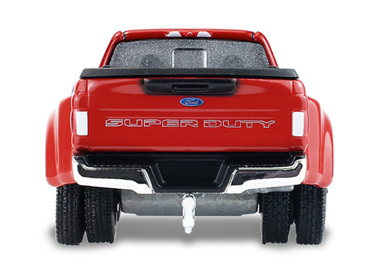 2022 Ford F-450 Dually Pickup Truck "Hobby Shop Auto Mechanic" Red with Mechanic Figure "The Hobby Shop" Series 17 1/64 Diecast Model Car by Greenlight by Greenlight