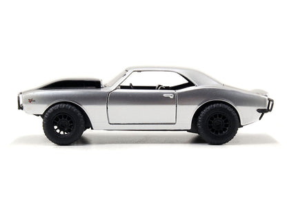 Roman's Chevrolet Camaro Z/28 Silver with Black Stripes "Fast & Furious 7" (2015) Movie 1/32 Diecast Model Car by Jada by Jada