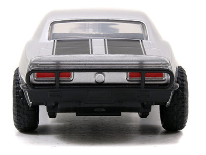Roman's Chevrolet Camaro Z/28 Silver with Black Stripes "Fast & Furious 7" (2015) Movie 1/32 Diecast Model Car by Jada by Jada