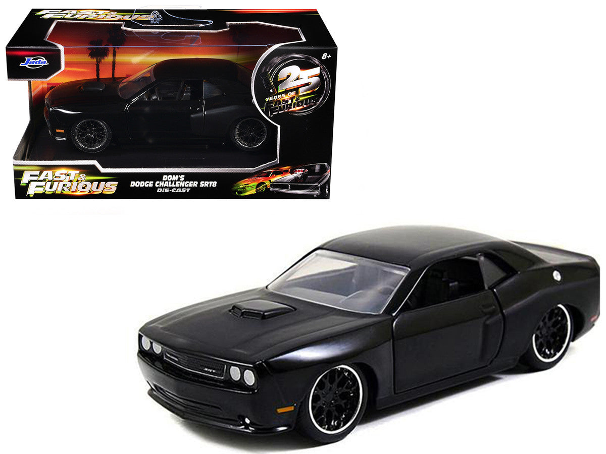 Dom's Dodge Challenger SRT8 Black "Fast & Furious" Movie 1/32 Diecast Model Car by Jada by Jada