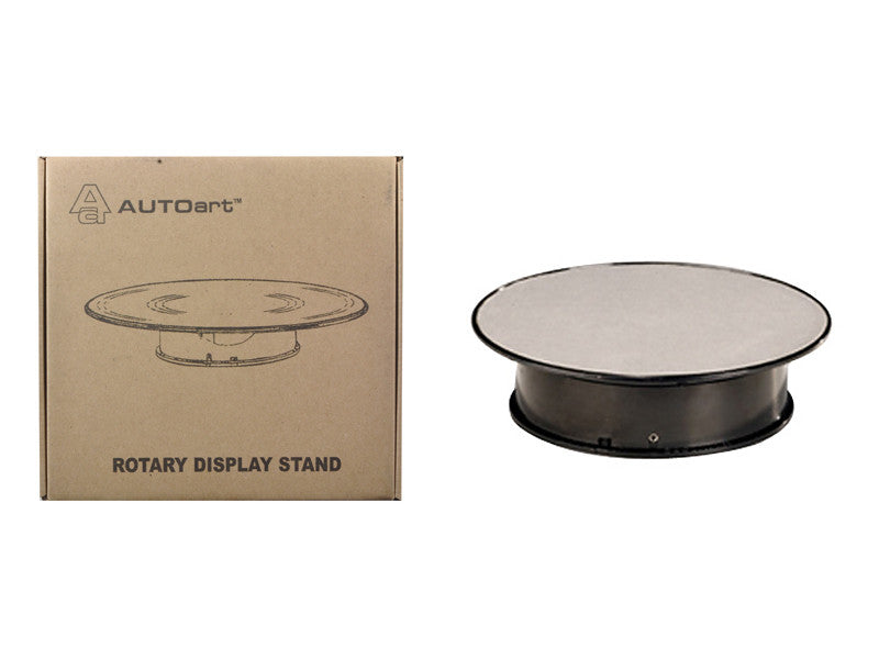 Rotary Display Turn Table 8 Inches with Silver Top 1/43, 1/64, 1/32, 1/24 by Autoart by Autoart