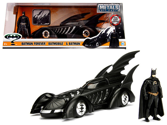 1995 Batman Forever Batmobile with Diecast Batman Figure 1/24 Diecast Model Car by Jada by Jada