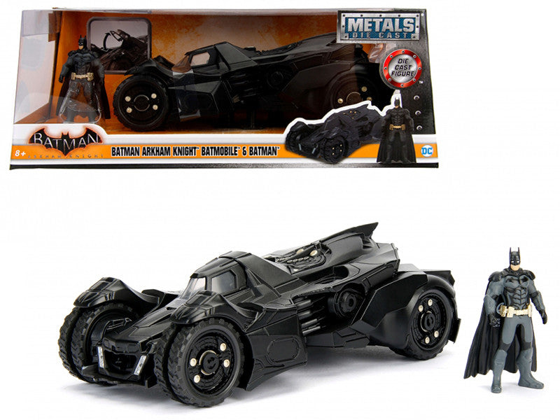 Arkham Knight Batmobile with Batman Diecast Figure 1/24 Diecast Model Car by Jada by Jada